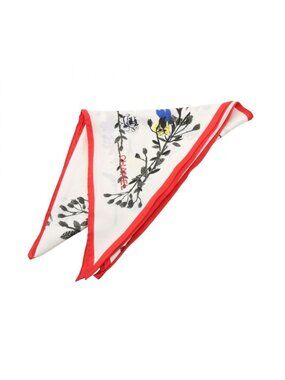 Chanel Scarf Floral Silk